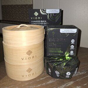 Violin shampoo and conditioner bar set